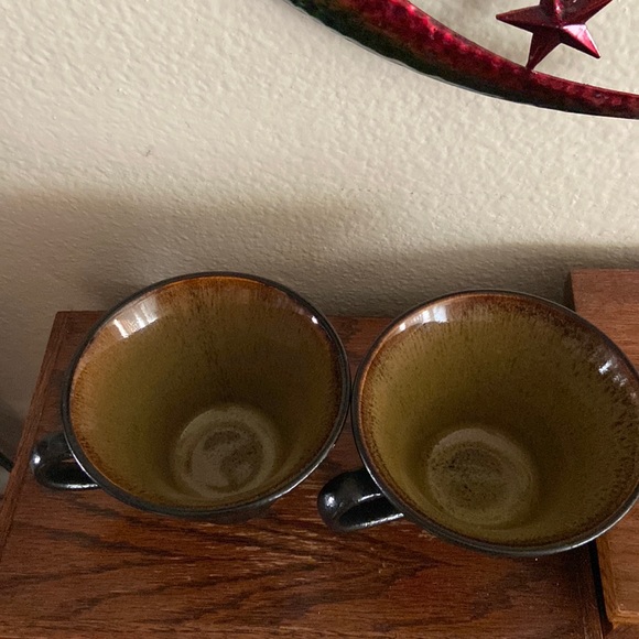 Vintage Stonewear Set of 4 COFFEE MUGS - Picture 4 of 5